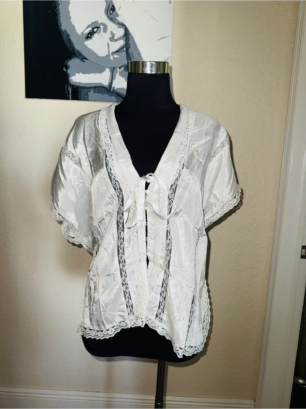 Free People Marigold Shine Lace Top - Size Large - NWT 💜